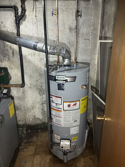 AO Smith Gas fired hot water heater, Floral Park, NY